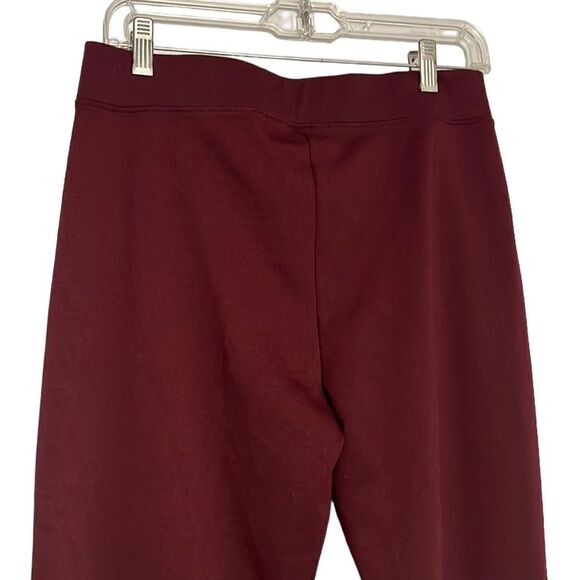 Croft & Barrow Pants Womans Size Small Pull on Maroon Tummy Control Stretch - Picture 5 of 9